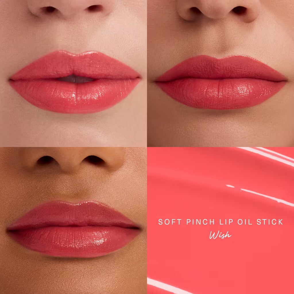 RARE BEAUTY LABIAL CREMOSO SOFT PUNCH OIL STICK COLOR: WISH