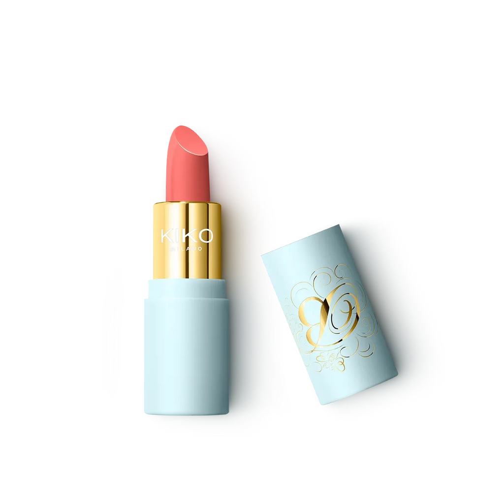 KIKO bridgerton ballroom LABIAL CREMOSO EN EL COLOR:  02 JUICY APRICOT
