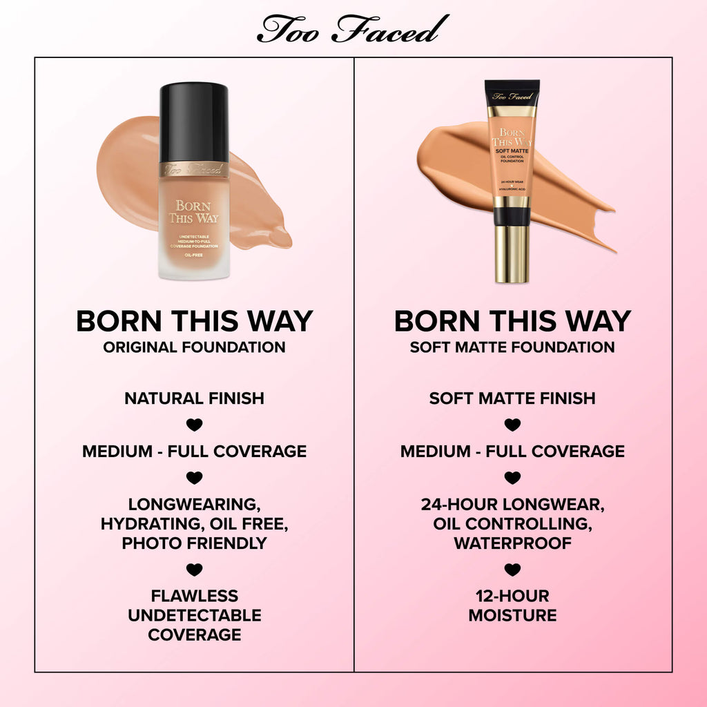 TOO FACED Born This Way Medium-To-FulL BASE- COLOR: VANILLA