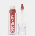 HUDA BEAUTY Faux Filler Extra Shine - Brillo de labios Bombshell (marrón rosado) .13 oz / 0.1 fl oz