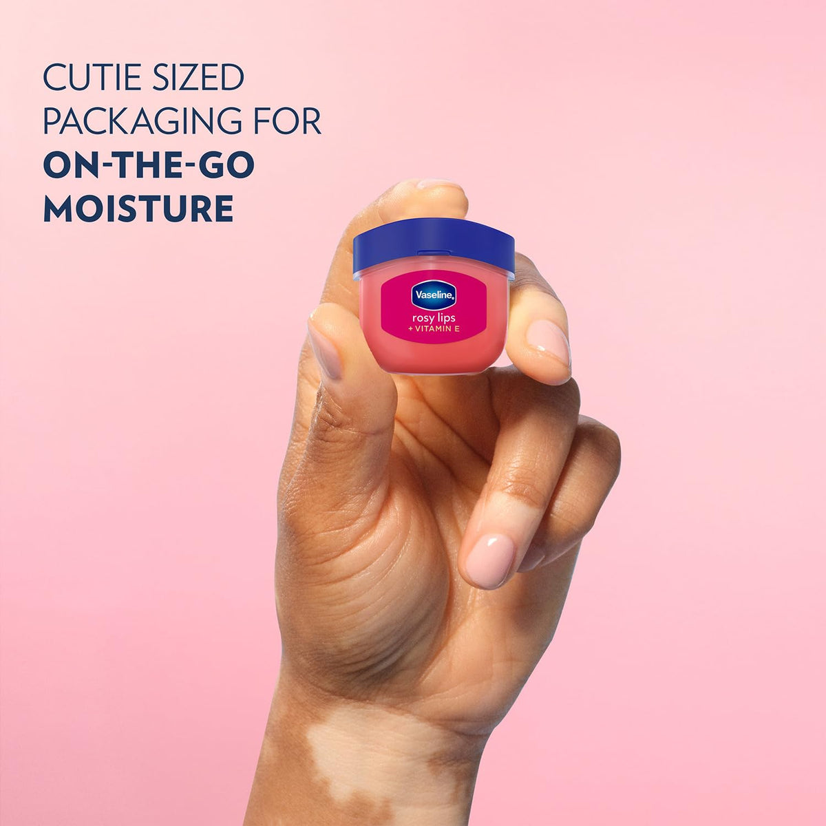 Vaseline/Lip Therapy Rosy mini bálsamo labial.