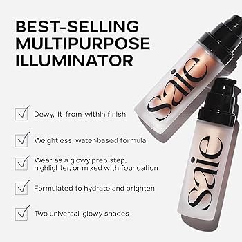 SAIE/ Mini Glowy Super Gel Piel iluminada, preparada y húmeda. 15 ML COLOR: WARMGLOW