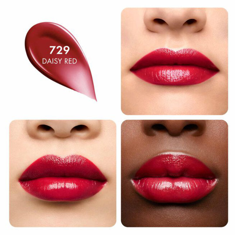 GUERLAIN-  KissKiss LABIAL HIDRATANTE Y VOLUMINIZADOR  - COLOR:  Daisy Red 729