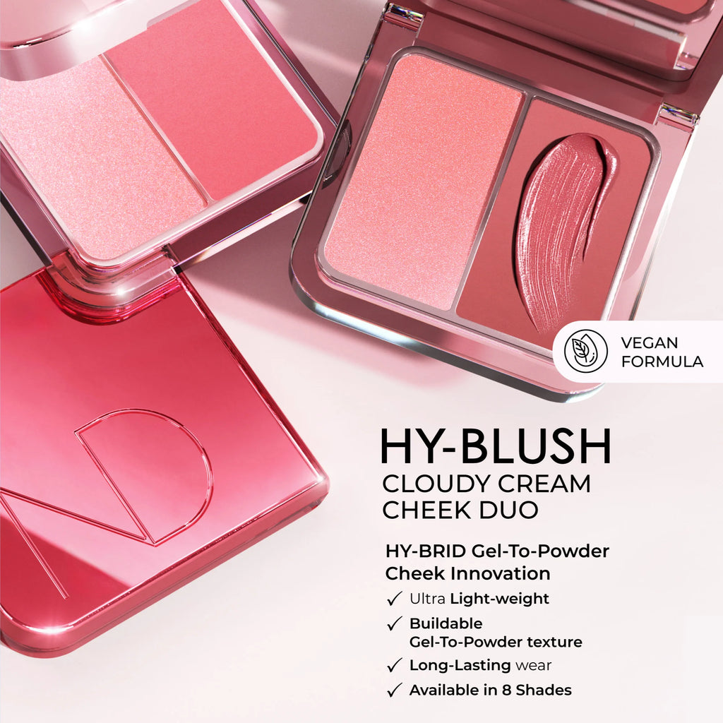 NATASHA DENONA  HY-BLUSH CLOUDY CREAM CHEEK DUO - VAMPED