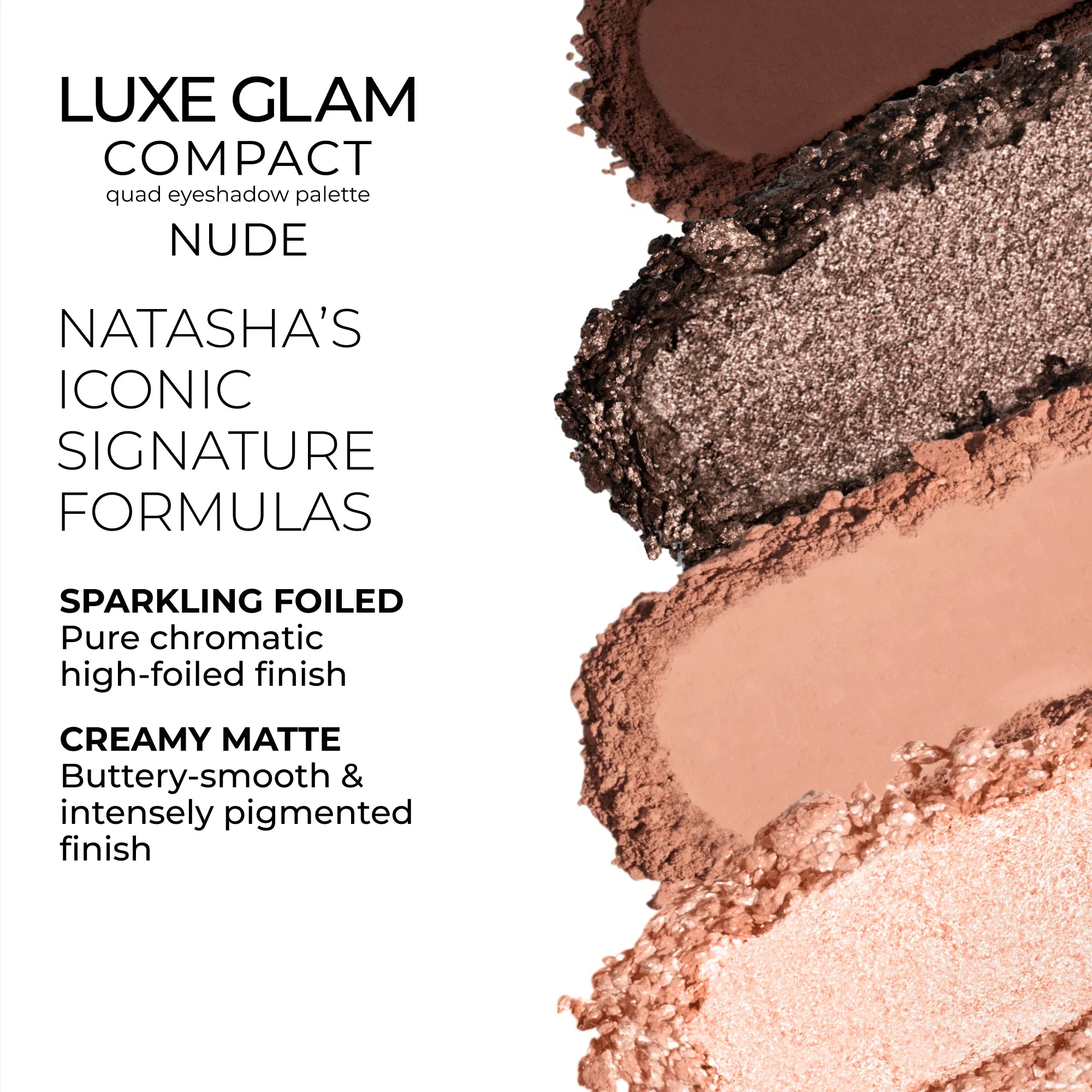 NATASHA DENONA Mini Paleta de Sombras Luxe Glam Compact - NUDE