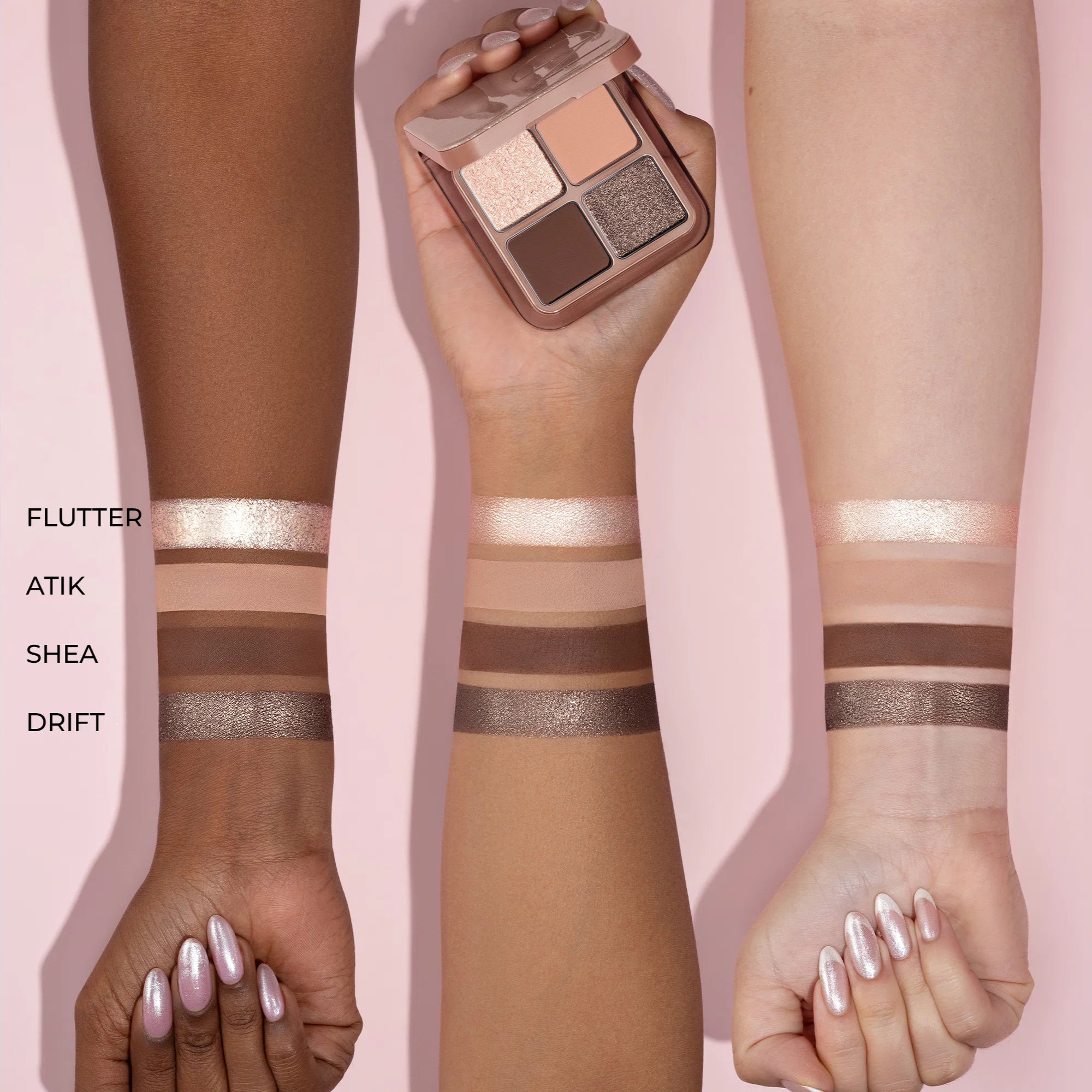 NATASHA DENONA Mini Paleta de Sombras Luxe Glam Compact - NUDE