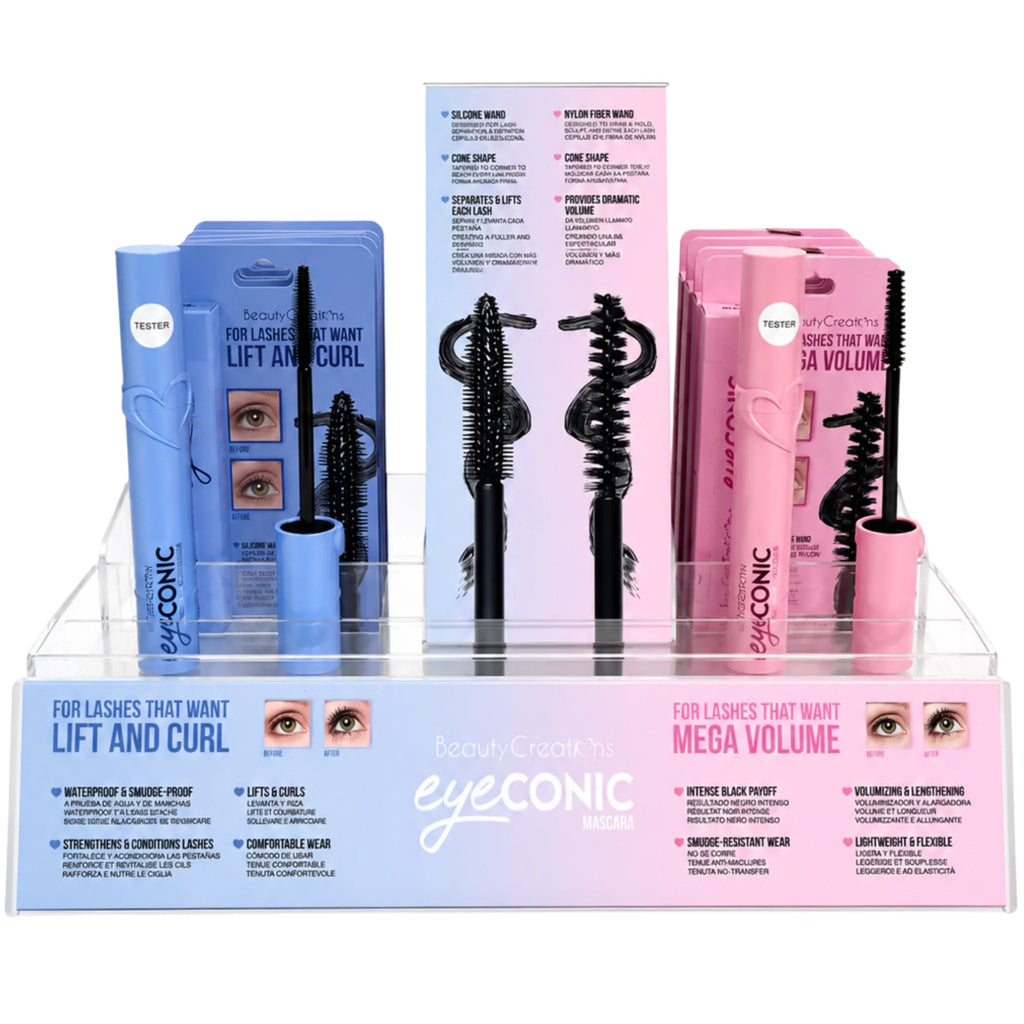 BEAUTY CREATIONS Máscara de Pestañas Eyeconic.