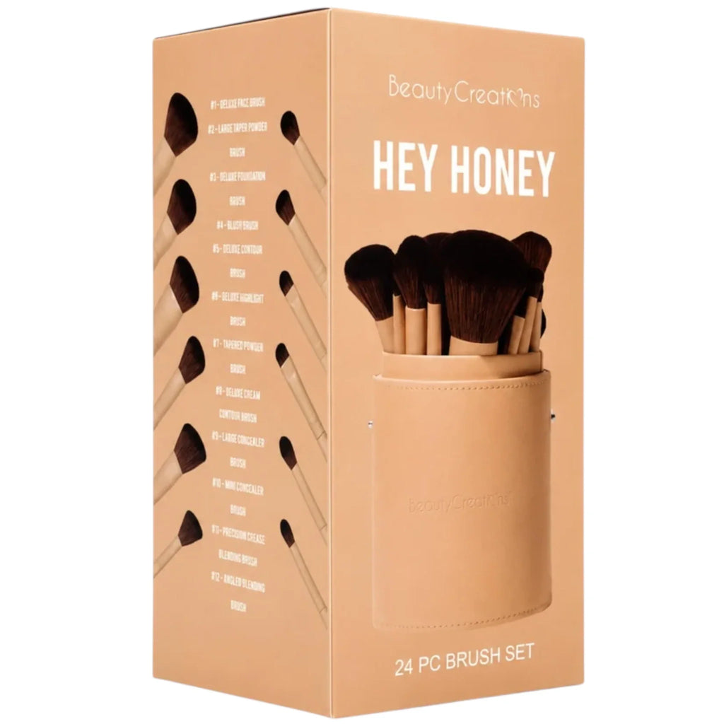BEAUTY CREATIONS Brochas 24 Pzs NUDE