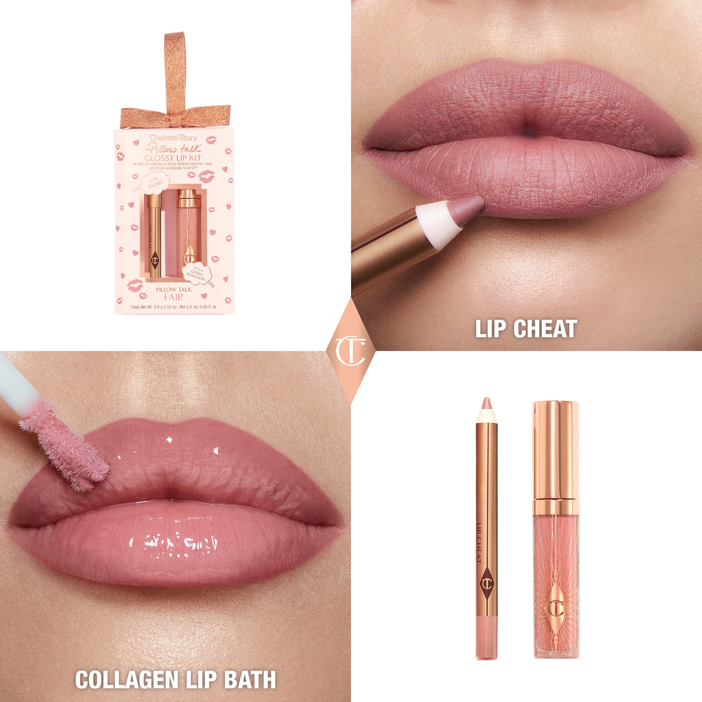 CHARLOTTE TILBURY PILLOW TALK COMBO PARA LABIOS/ FAIR