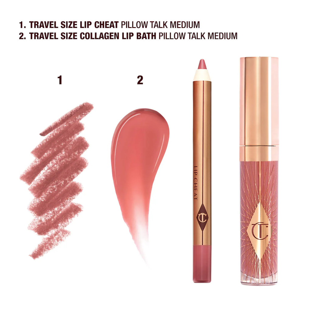 CHARLOTTE TILBURY PILLOW TALK COMBO PARA LABIOS/ MEDIUM