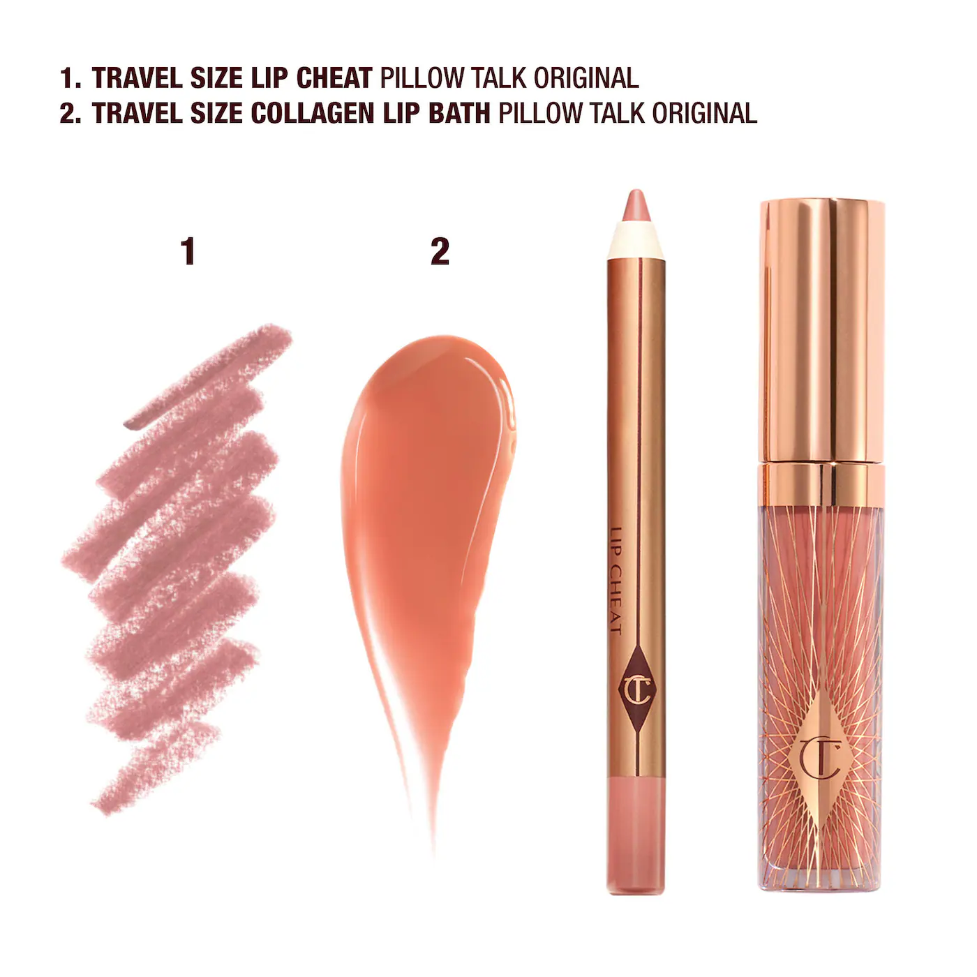CHARLOTTE TILBURY PILLOW TALK COMBO PARA LABIOS/ ORIGINAL