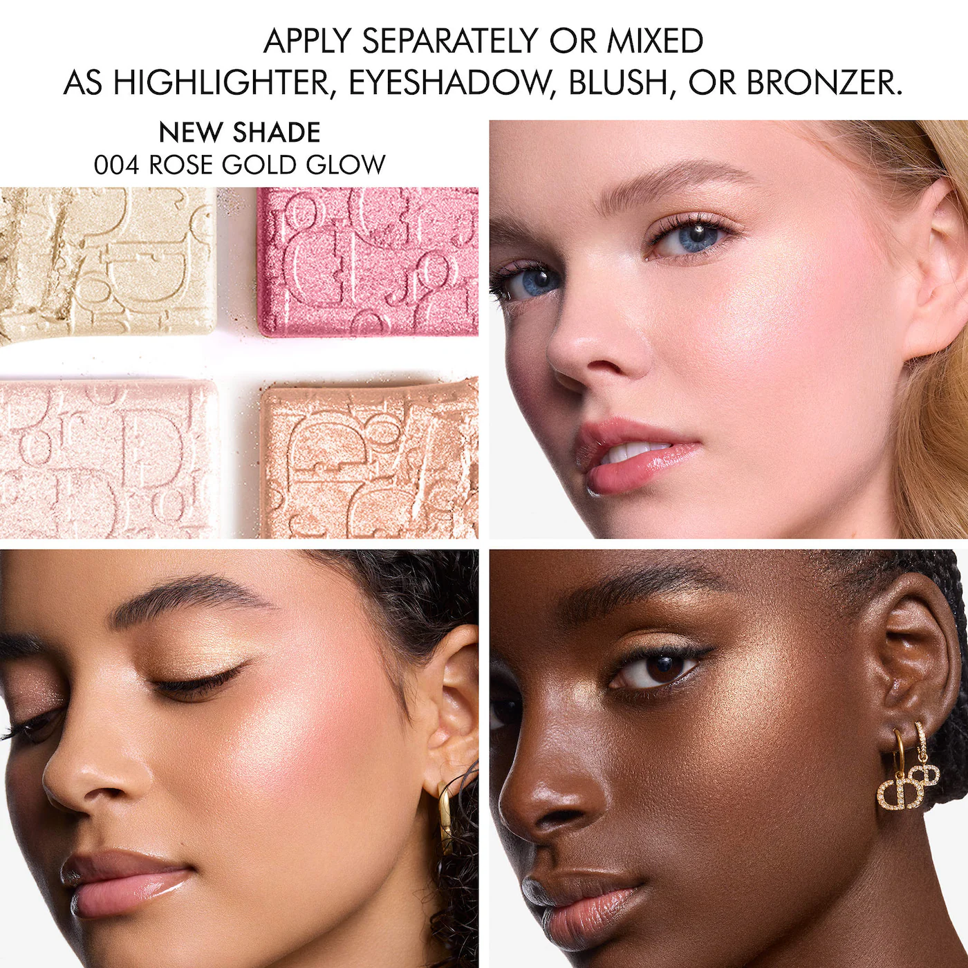 DIOR Backstage Glow Maximizer Face Palette/ 004ROSE GOLD GLOW