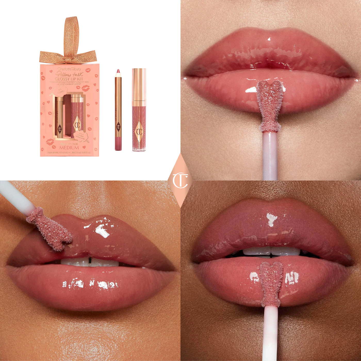 CHARLOTTE TILBURY PILLOW TALK COMBO PARA LABIOS/ MEDIUM