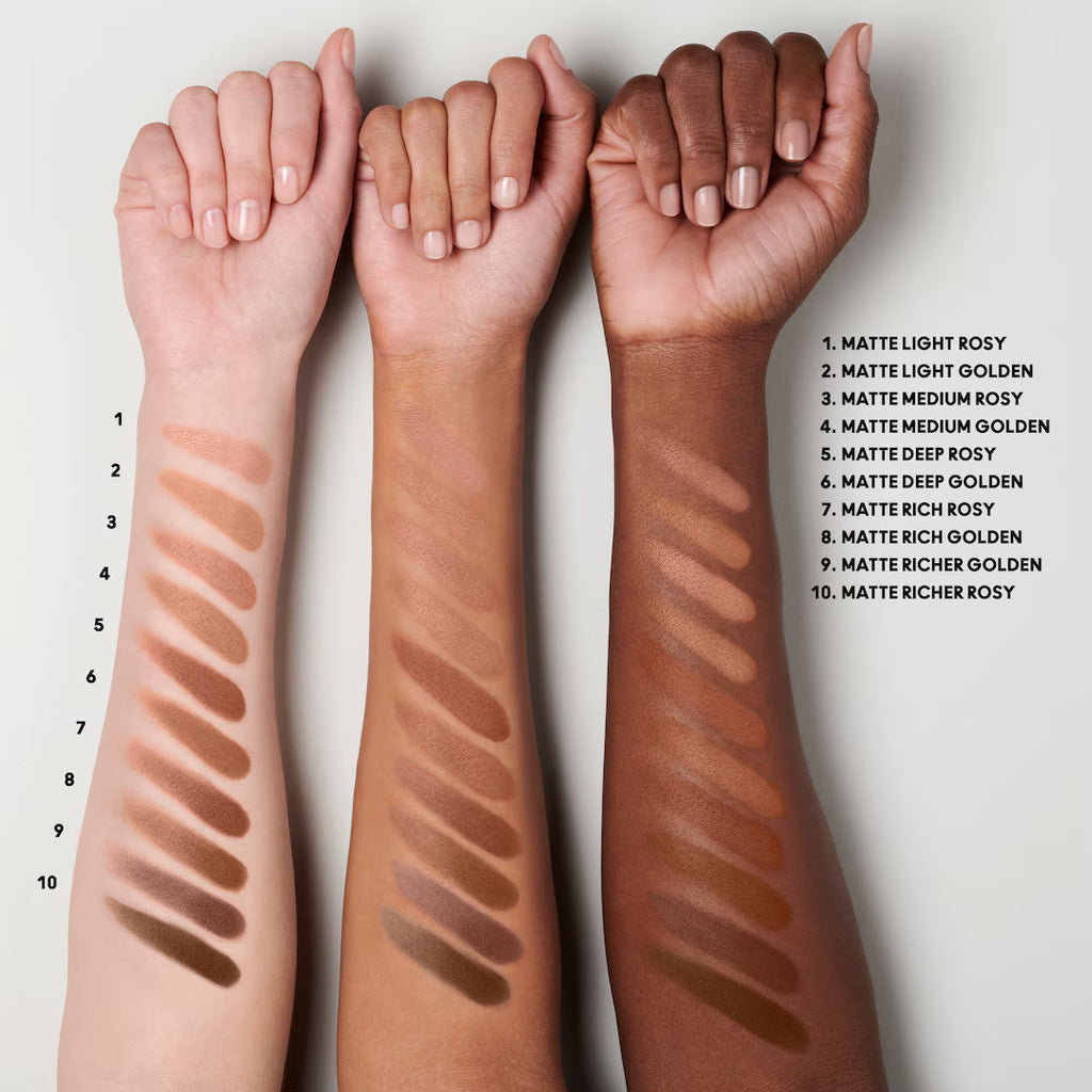 MAC SKINFINISH SUNSTRUCK  BRONZER MATTE- COLOR:  MATTE DEEP GOLDEN