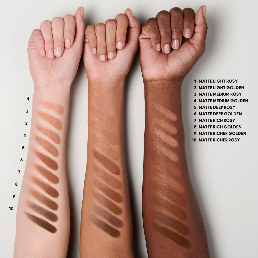 MAC SKINFINISH SUNSTRUCK  BRONZER MATTE- COLOR:  MATTE DEEP GOLDEN