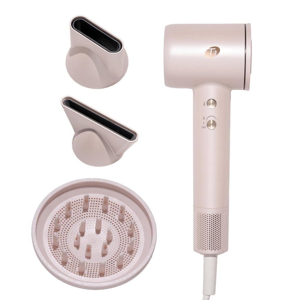 LuxeDry  T3 Juego de Secador de Pelo de Alto Rendimiento con Concentrador de Secado