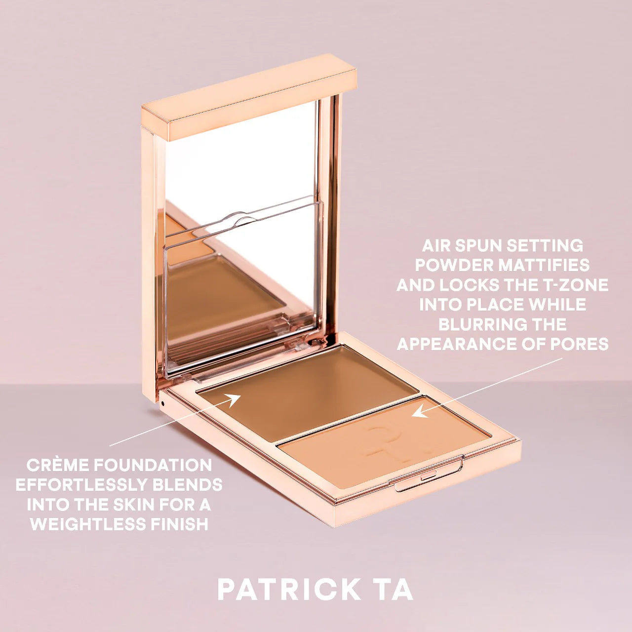 PATRICK TA Major Skin Crème Foundation and Finishing Powder  TONO :  Duo - Medium 1