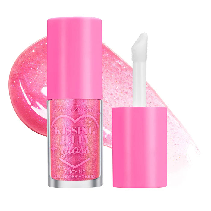 TOO FACED Kissing Jelly Lip Oil Gloss-  COLOR BUBBLEGUM